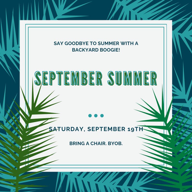 Cover Image for September Summer: Beats, Bites & Giving Back