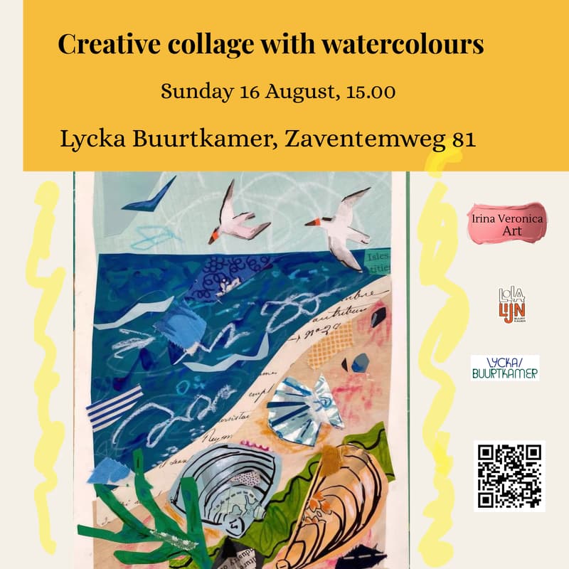 Cover Image for Creative Collage With Watercolours