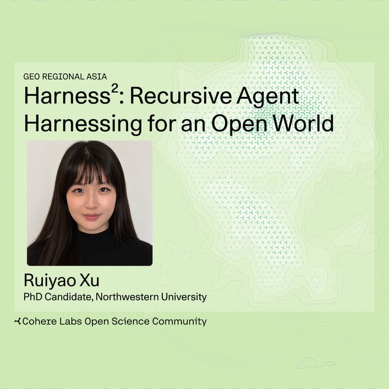 Cover Image for Ruiyao Xu - Harness²: Recursive Agent Harnessing for an Open World