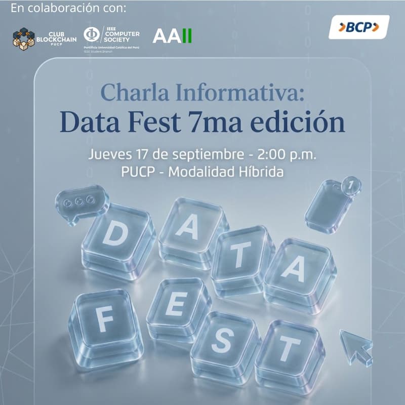 Cover Image for Charla Informativa: Data Fest 7ma edición