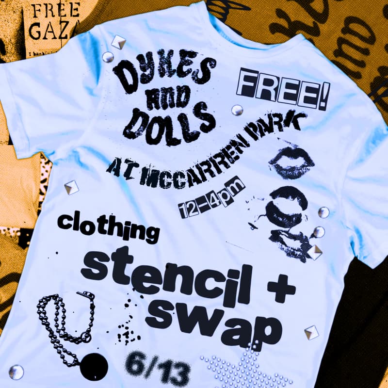 Cover Image for Dykes and Dolls: Stencil and Swap
