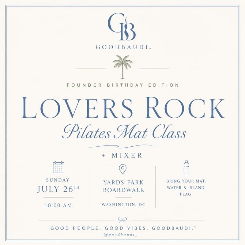 Cover Image for GoodBaudi™ Lovers Rock Mat Pilates Pop-Up + Mixer