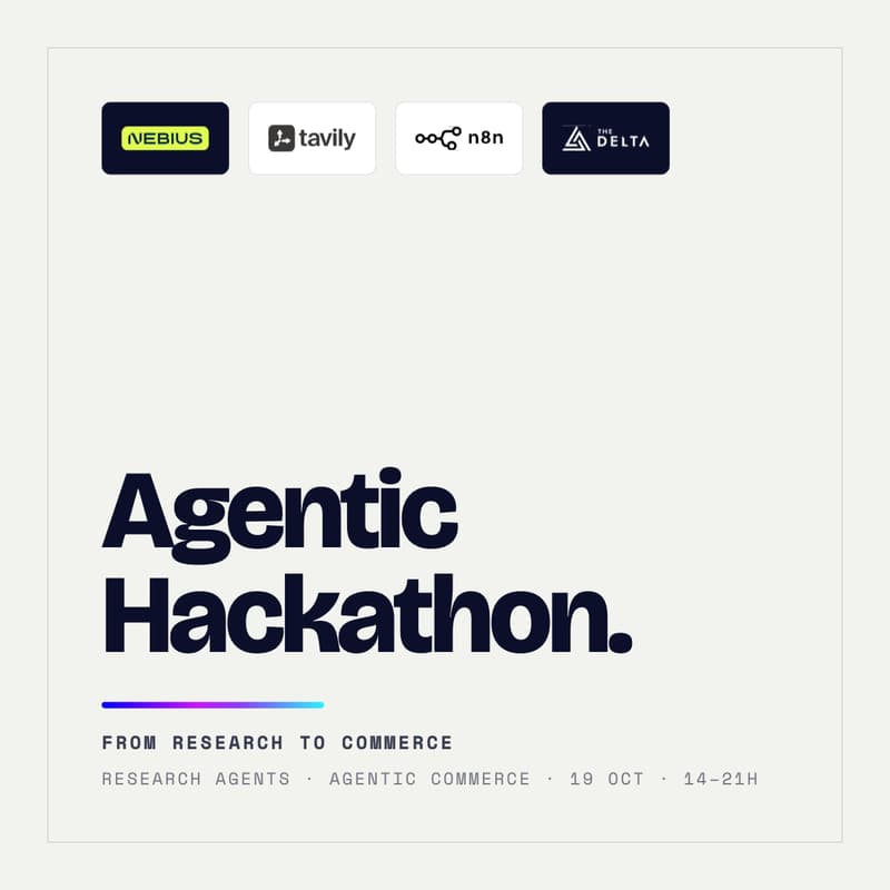 Cover Image for Agentic Hackathon: From Research to Commerce