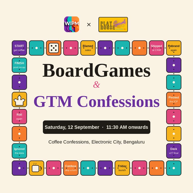 Cover Image for Board Games and GTM Confessions