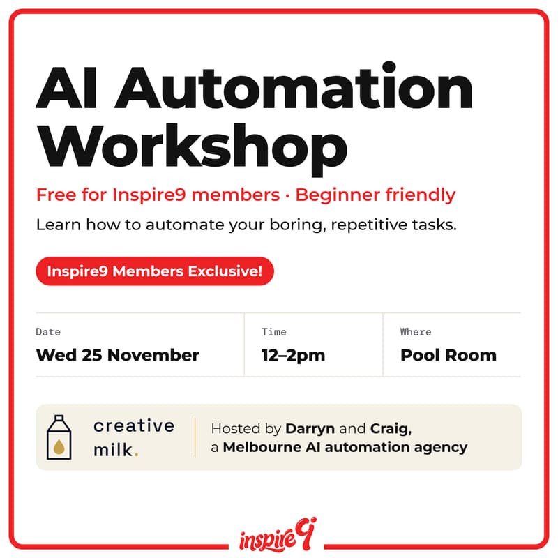 Cover Image for AI Automation Workshop (Beginner Friendly)