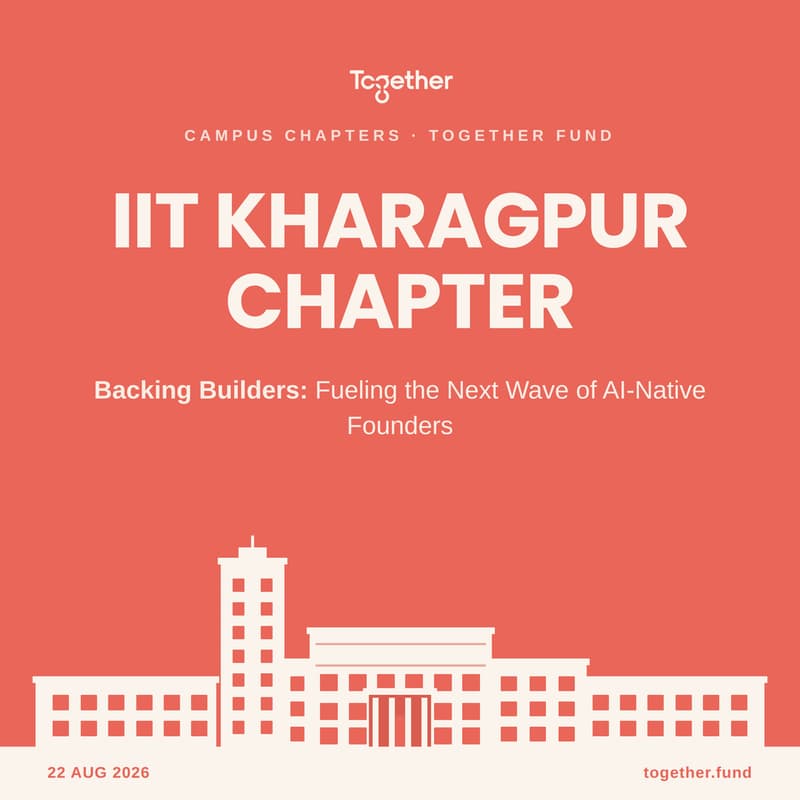 Cover Image for Campus Chapters by Together Fund: IIT Kharagpur