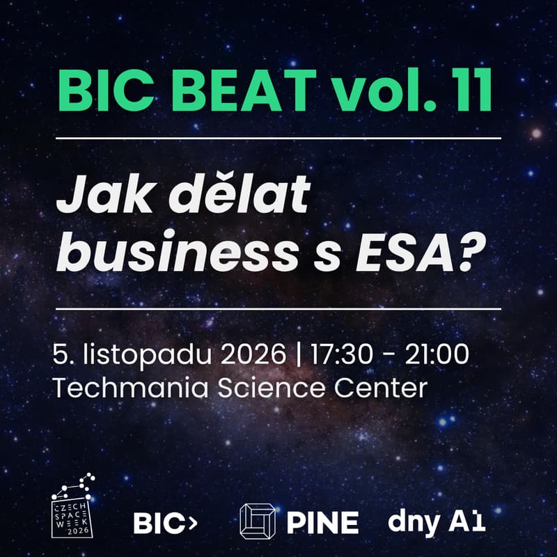Úvodní obrázek pro BIC BEAT vol.11 - Jak dělat business s ESA?