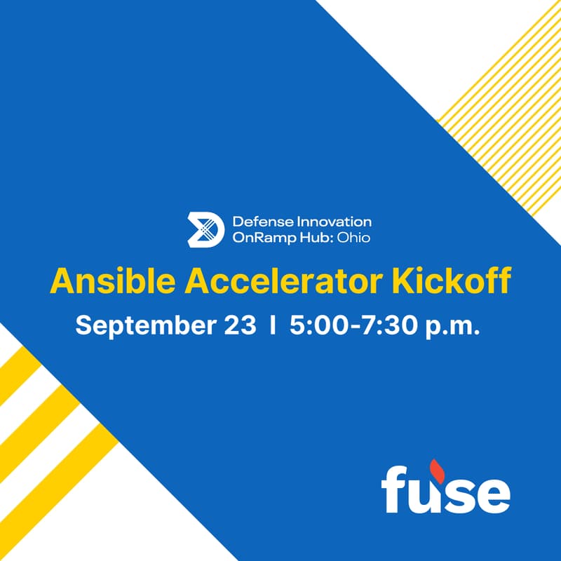 Cover Image for Defense Innovation OnRamp Hub: Ohio Accelerator Kickoff Powered by Fuse Ventures