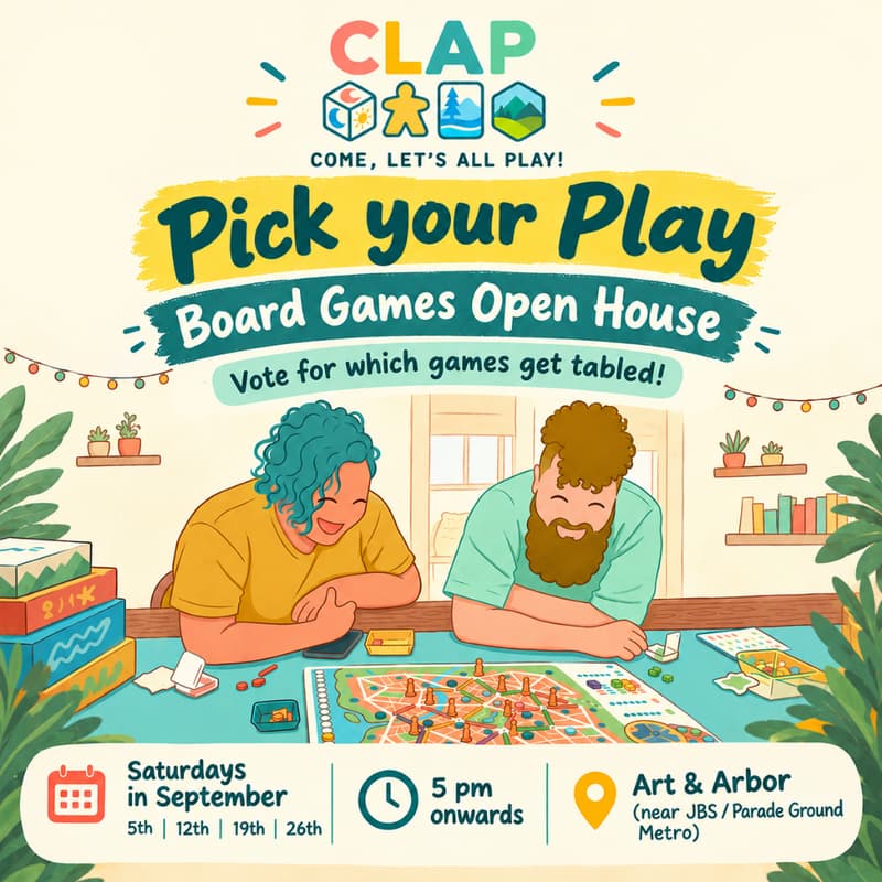 Cover Image for Board Games Open House: Pick your Play
