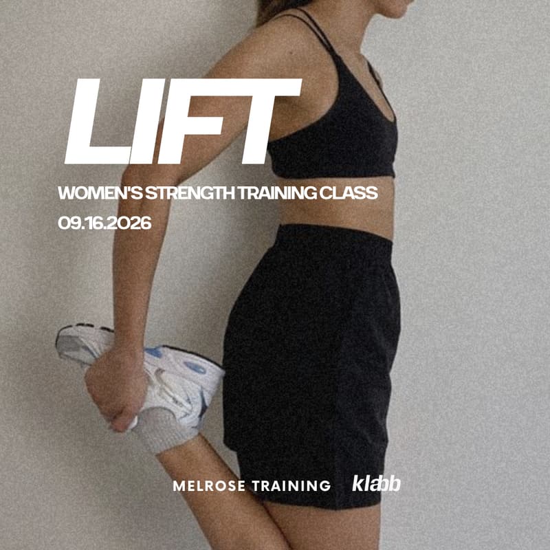 Cover Image for LIFT: Women's Strength Training Class 09.16