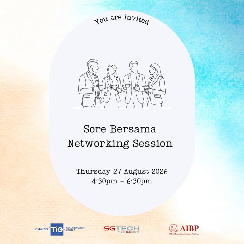 Cover Image for [By-Invite-Only] TIG Centre's Sore Bersama Networking Session