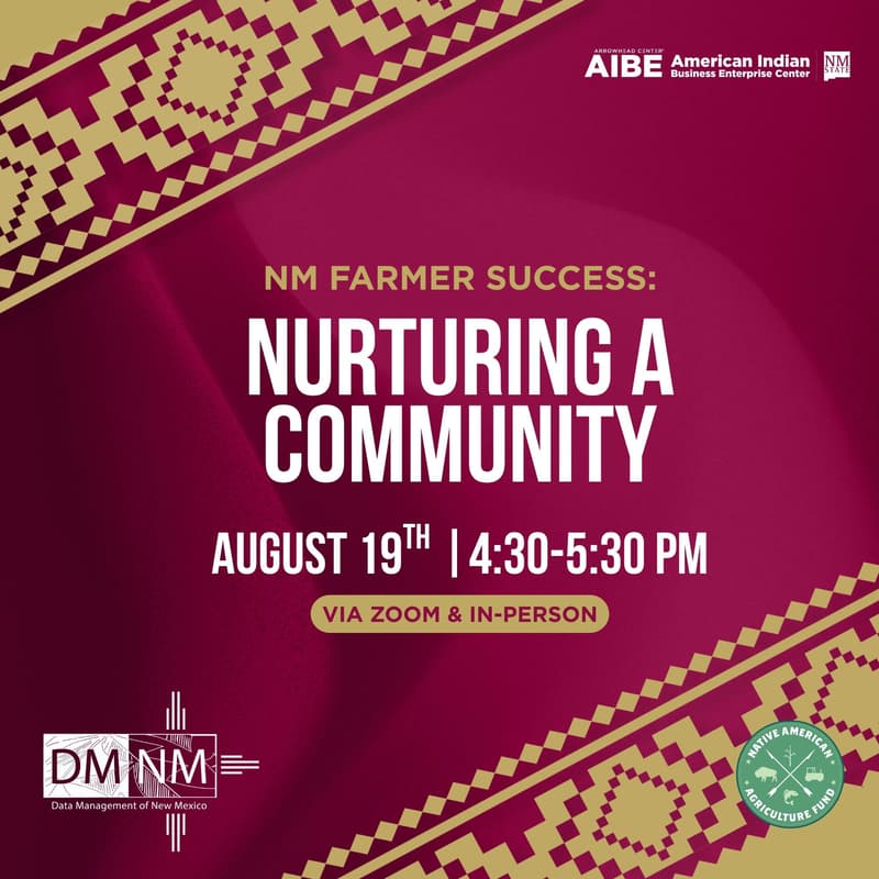 Cover Image for Workshop 2: NM Farmer Success — Nurturing a Community