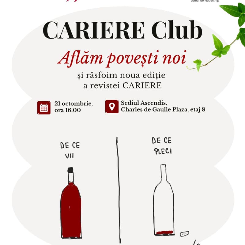 Cover Image for CARIERE Club | 21 octombrie 2026