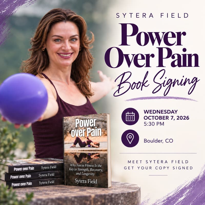 Cover Image for "Power Over Pain" Book Signing with Sytera Field