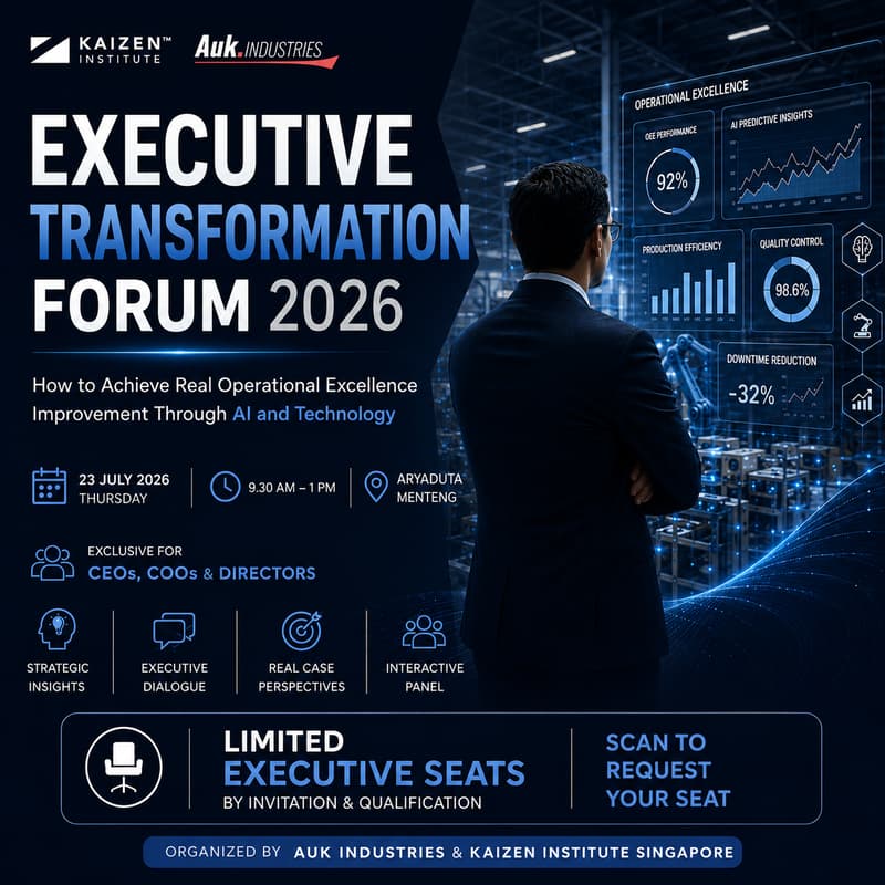 Cover Image for Executive Transformation Forum 2026: AUK Industries x Kaizen Institute Singapore