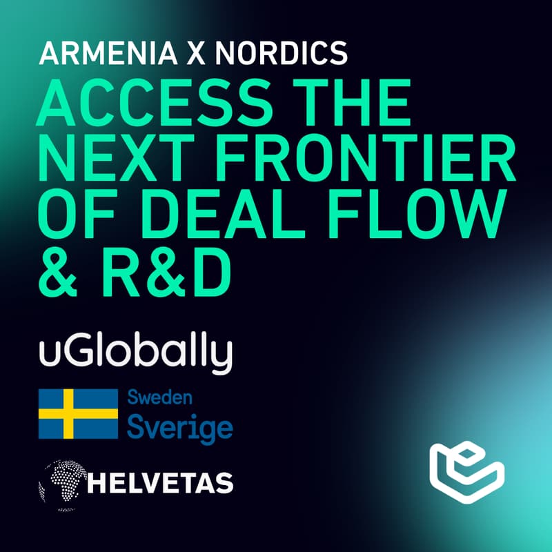 Cover Image for Access the Next Frontier of Deal Flow & R&D: Armenia x Nordics - STOCKHOLM