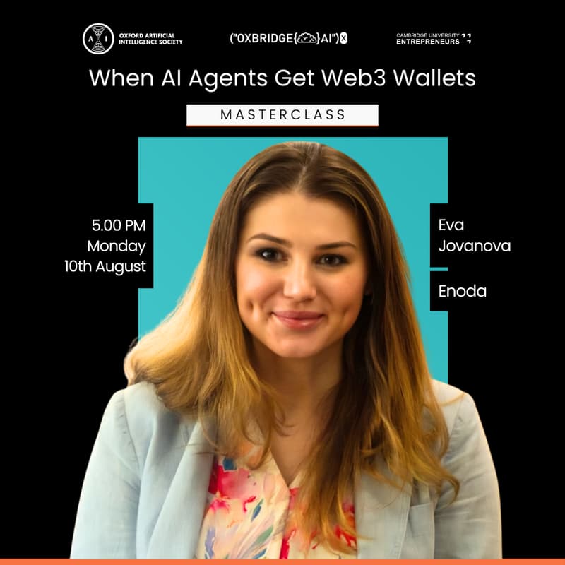 Cover Image for Masterclass: When AI Agents Get Web3 Wallets with Eva Jovanova