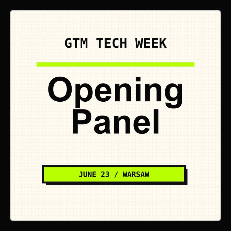 Cover Image for GTM Week: Opening Panel at Google for Startups