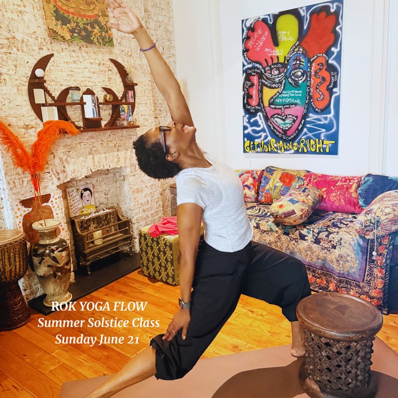 Cover Image for ROK YOGA FLOW with Michelle - Summer Solstice Launch