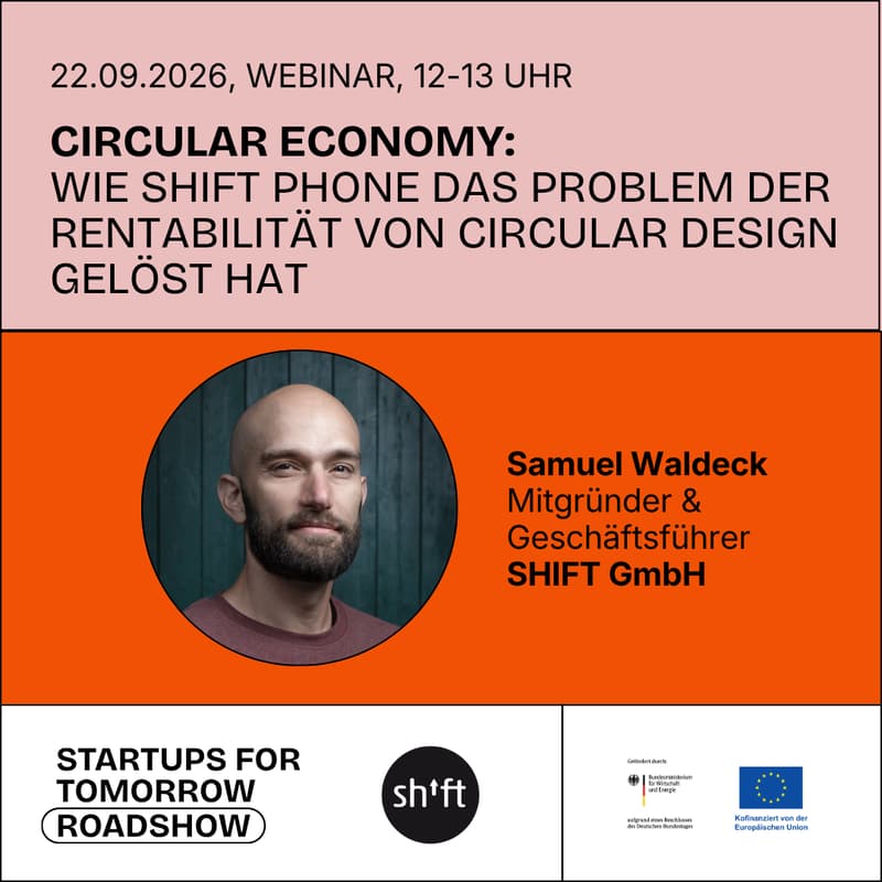 Cover Image for Circular Economy: Wie SHIFT Phone das Problem der Rentabilität von Circular Design gelöst hat.