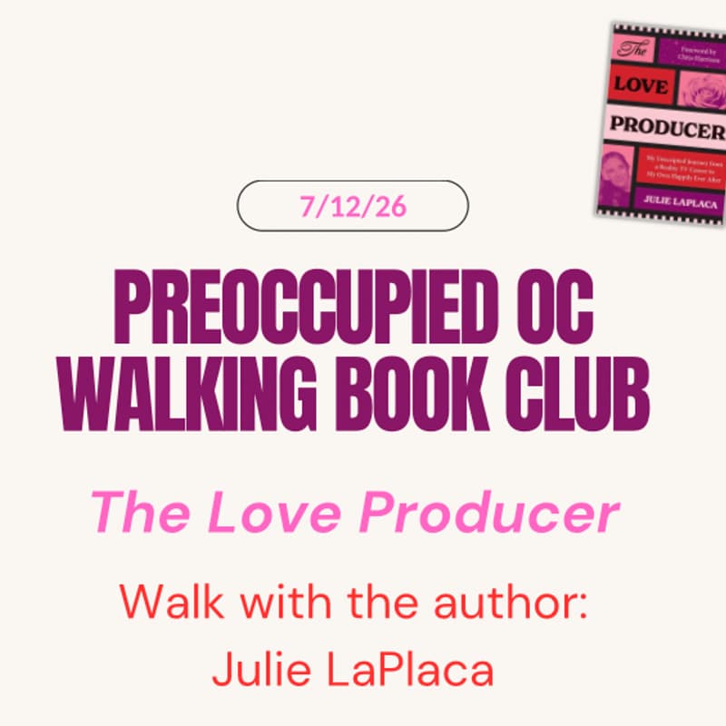 Cover Image for Preoccupied OC Walking Book Club with Julie LaPlaca