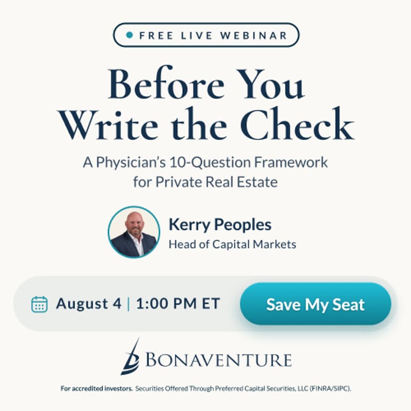 Cover Image for A Physician's 10-Question Framework for Private Real Estate