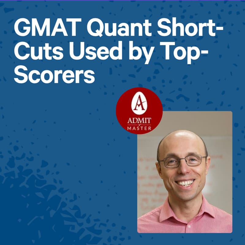 Cover Image for GMAT Quant Short-Cuts Used by Top-Scorers