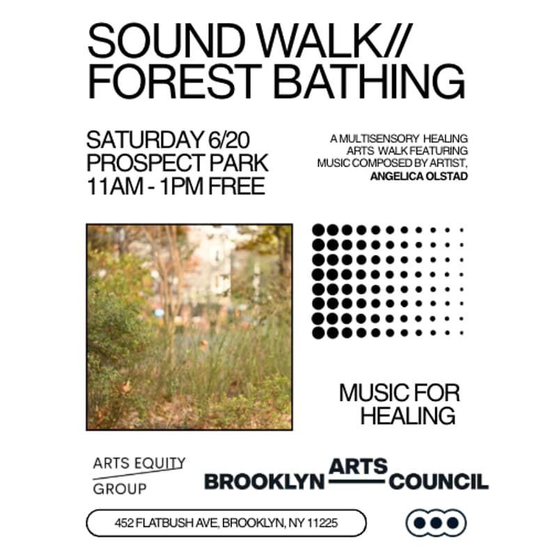 Cover Image for Music for Healing: Forest Bathing // Sound Walk (Live Debut)
