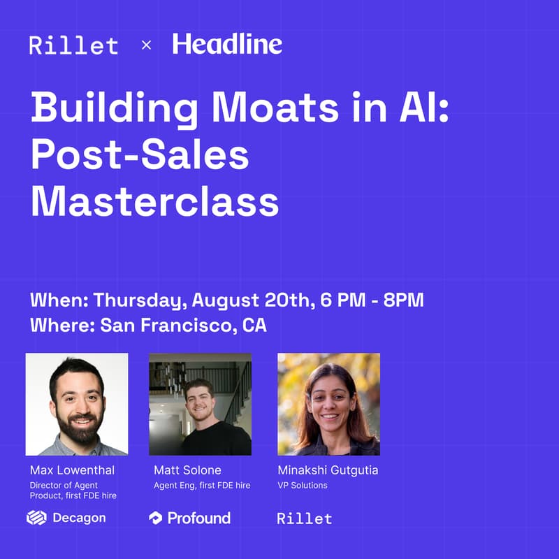 Cover Image for Building Moats in AI: Post-Sales Masterclass