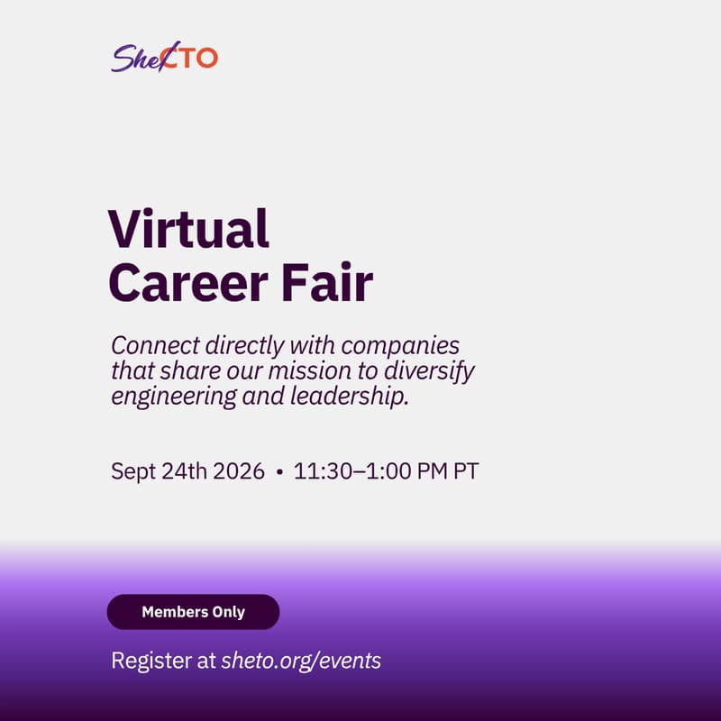 Cover Image for SheTO Virtual Career Fair