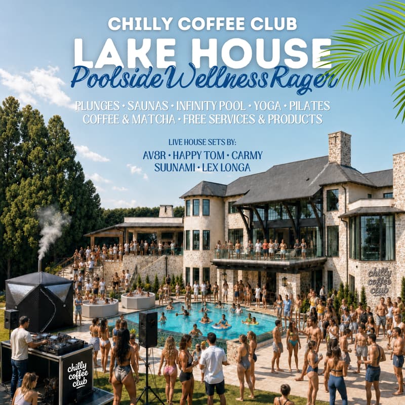 Cover Image for Chilly Coffee Club: Lakefront Wellness House Party