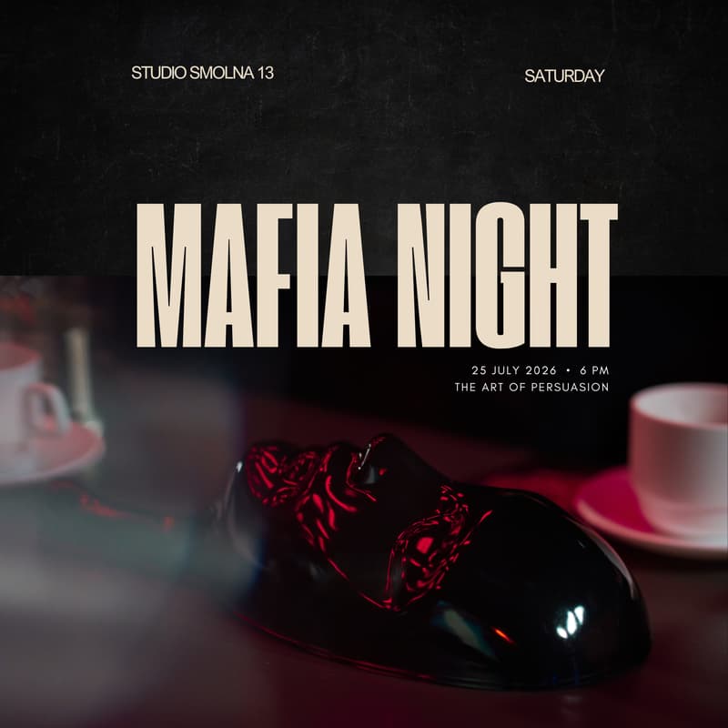 Cover Image for đź‘€ Mafia Night: The Art of Persuasion | Warsaw (EN)