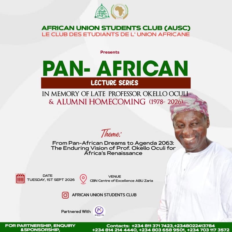Cover Image for PAN-AFRICAN LECTURE SERIES