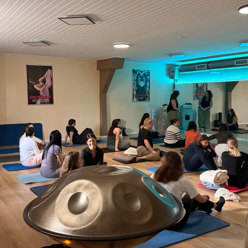 Cover Image for Guided Meditation, Live Handpan Music & Connection
