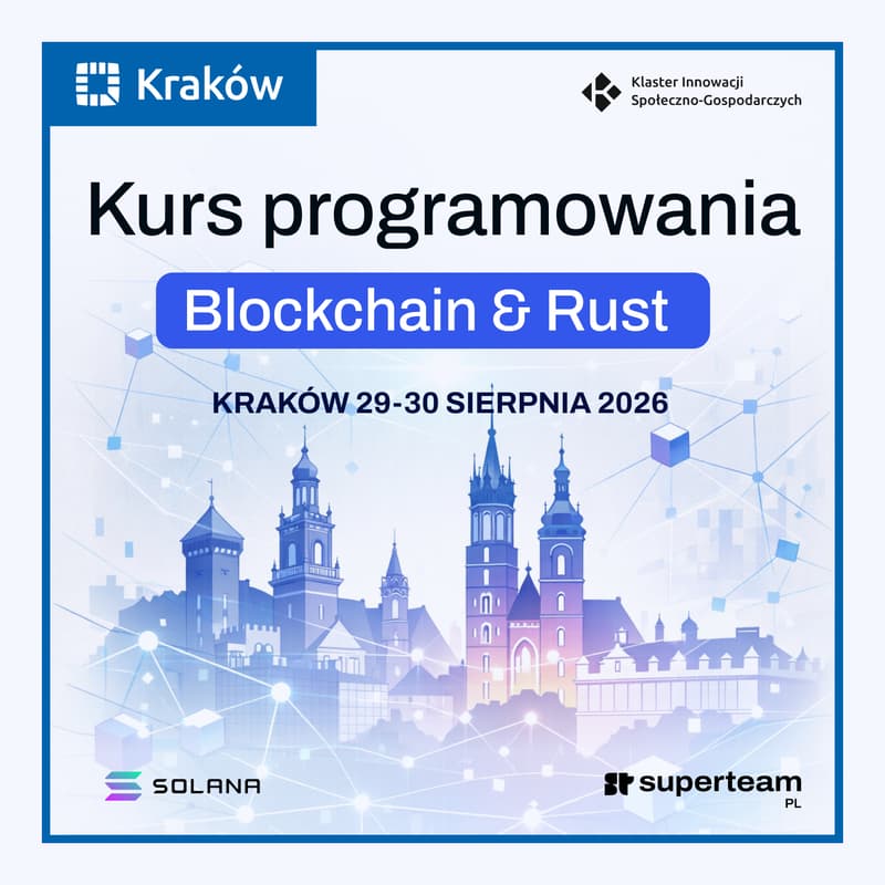 Cover Image for KURS PROGRAMOWANIA BLOCKCHAIN: KRAKÓW