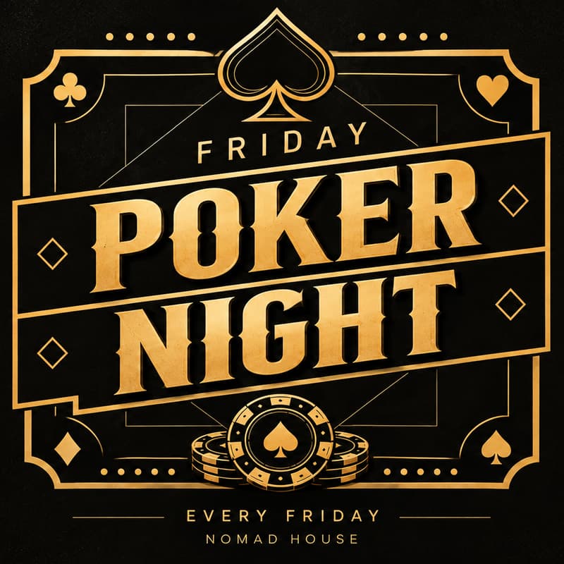 Cover Image for ♠️ Friday Poker Night Barcelona