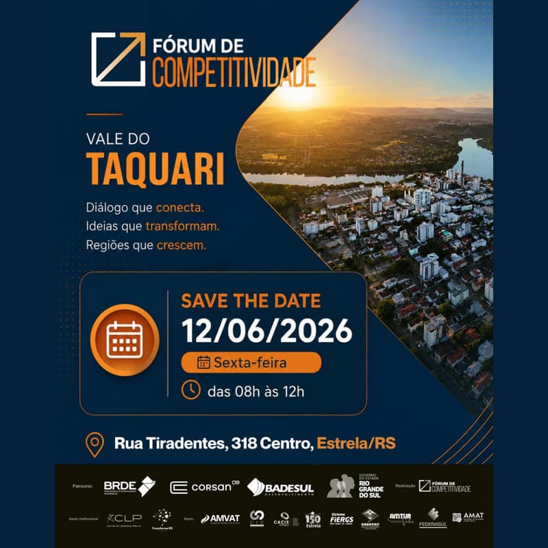 Cover Image for Fórum de competitividade | Vale do Taquari | Estrela