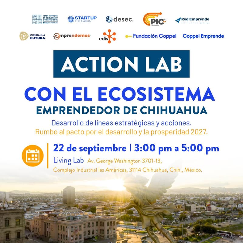 Cover Image for Action Lab · Ecosistema Emprendedor de Chihuahua