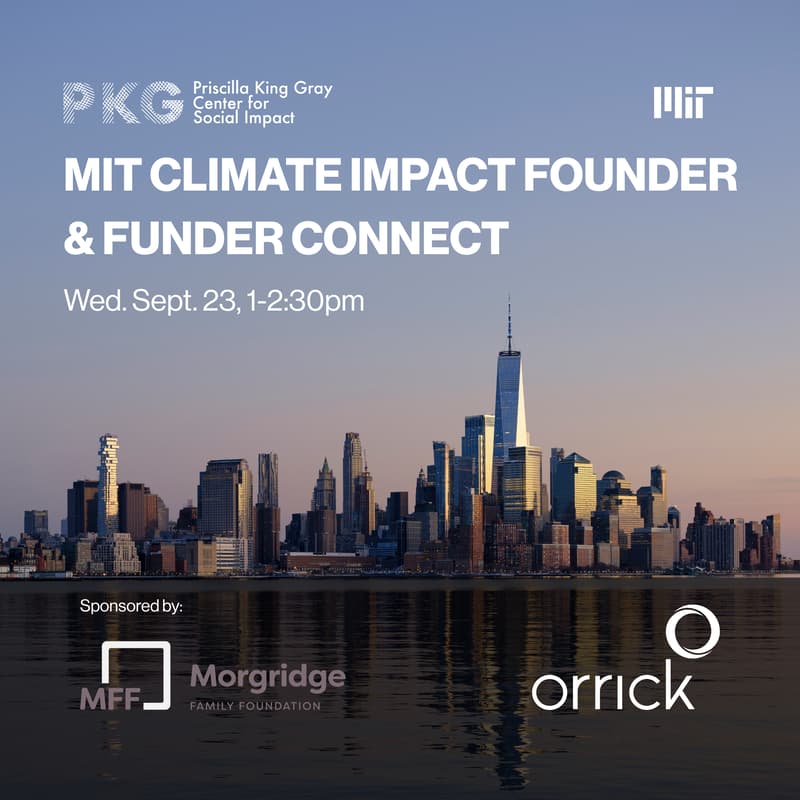 Cover Image for MIT Climate Impact Founder & Funder Connect