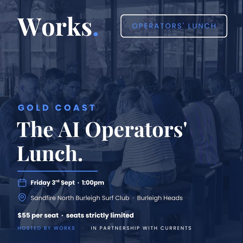 Cover Image for Gold Coast | The AI Operators' Lunch