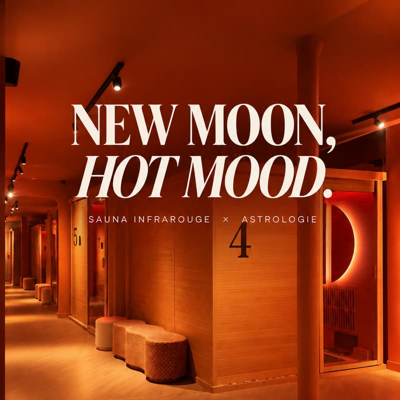 Cover Image for New Moon, Hot Mood. La première expérience astrologie & sauna.