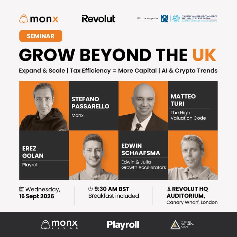 Cover Image for Grow Beyond the UK — A Monx x Revolut Seminar