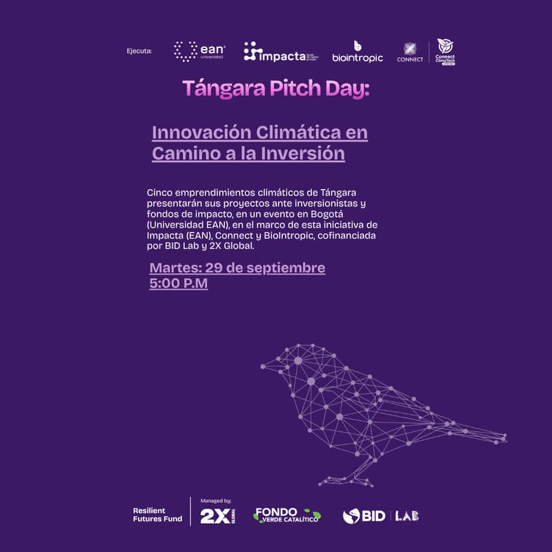 Cover Image for Tángara Pitch Day: Innovación Climática en Camino a la Inversión