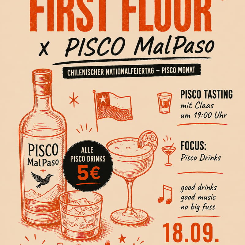 Cover Image for First Floor x Pisco MalPaso