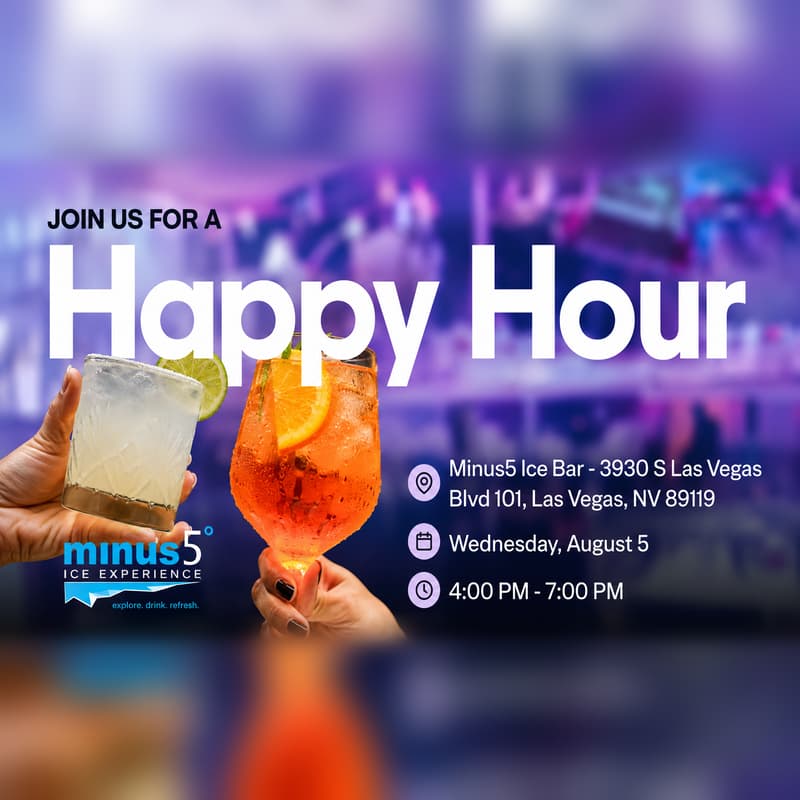Cover Image for Bedrock Happy Hour @ Minus5 Ice Bar