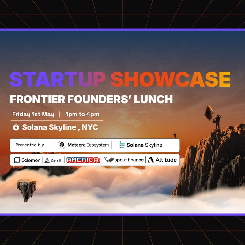 Cover Image for Start-up Showcase | Frontier Founders’ Lunch