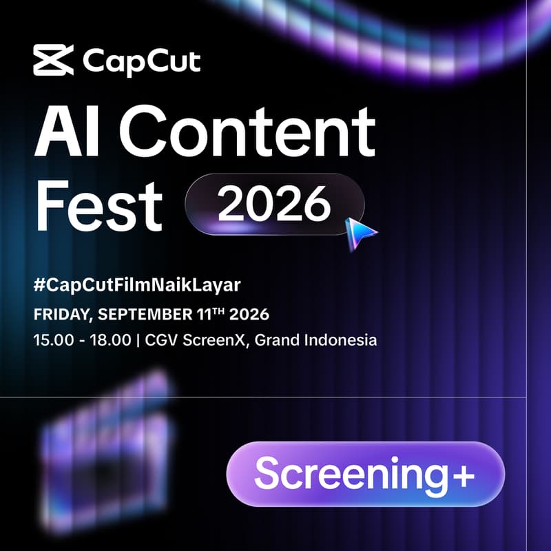 Cover Image for CapCut AI Content Fest 2026 (Screening Film)