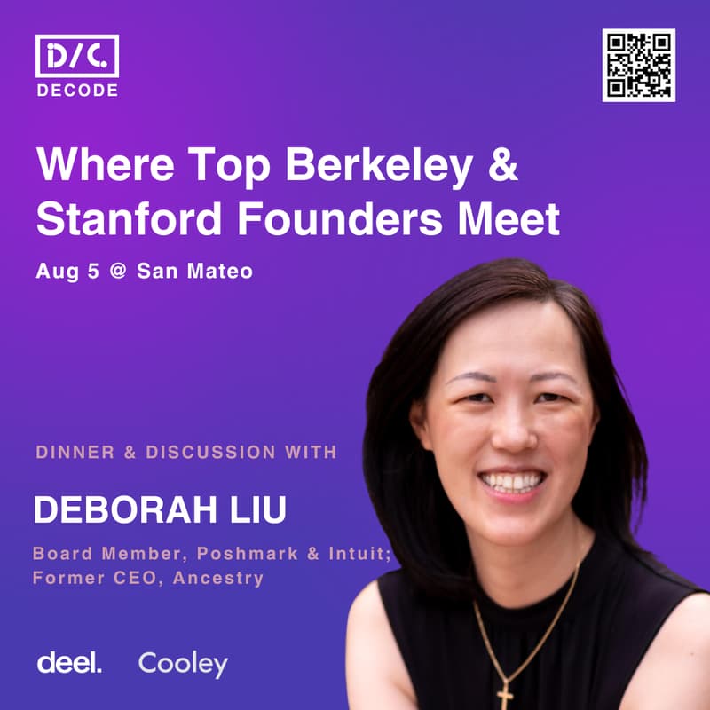 Cover Image for Dinner with Poshmark & Intuit's Board Member | Berkeley/Stanford Founders