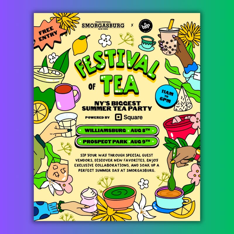 Cover Image for Smorgasburg AAPI: Festival of Tea — In Partnership with Brown Girl Mag