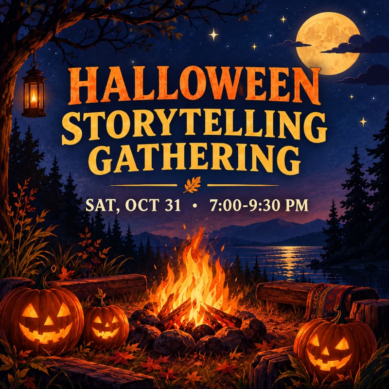 Cover Image for Halloween Storytelling Gathering (NEW DATE)
